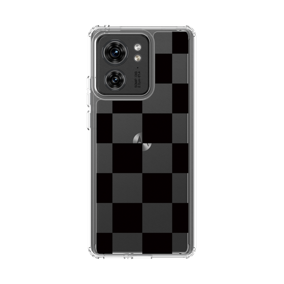 スリムプロテクションケース［ 市松模様 - Black ］