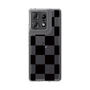 スリムプロテクションケース［ 市松模様 - Black ］