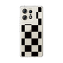 スリムプロテクションケース［ 市松模様 - Black ］