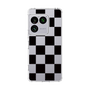 スリムプロテクションケース［ 市松模様 - Black ］