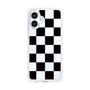 スリムプロテクションケース［ 市松模様 - Black ］