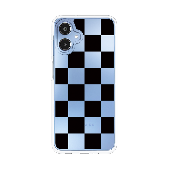 スリムプロテクションケース［ 市松模様 - Black ］