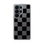 スリムプロテクションケース［ 市松模様 - Black ］