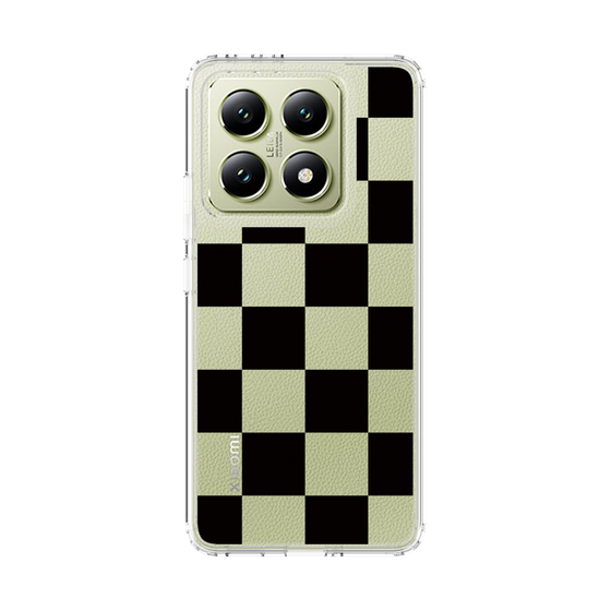 スリムプロテクションケース［ 市松模様 - Black ］