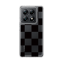スリムプロテクションケース［ 市松模様 - Black ］