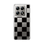 スリムプロテクションケース［ 市松模様 - Black ］