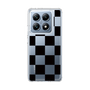 スリムプロテクションケース［ 市松模様 - Black ］