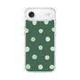 スリムプロテクションケース［ 水彩ドット・レトロカラー - Green ］
