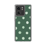 スリムプロテクションケース［ 水彩ドット・レトロカラー - Green ］
