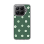 スリムプロテクションケース［ 水彩ドット・レトロカラー - Green ］