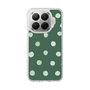 スリムプロテクションケース［ 水彩ドット・レトロカラー - Green ］