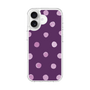 スリムプロテクションケース［ 水彩ドット・レトロカラー - Purple ］