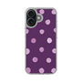 スリムプロテクションケース［ 水彩ドット・レトロカラー - Purple ］