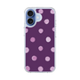 スリムプロテクションケース［ 水彩ドット・レトロカラー - Purple ］