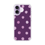 スリムプロテクションケース［ 水彩ドット・レトロカラー - Purple ］
