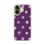 スリムプロテクションケース［ 水彩ドット・レトロカラー - Purple ］