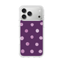 スリムプロテクションケース［ 水彩ドット・レトロカラー - Purple ］