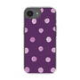 スリムプロテクションケース［ 水彩ドット・レトロカラー - Purple ］