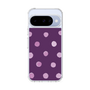 スリムプロテクションケース［ 水彩ドット・レトロカラー - Purple ］