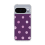 スリムプロテクションケース［ 水彩ドット・レトロカラー - Purple ］
