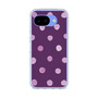 スリムプロテクションケース［ 水彩ドット・レトロカラー - Purple ］