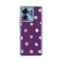 スリムプロテクションケース［ 水彩ドット・レトロカラー - Purple ］