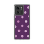 スリムプロテクションケース［ 水彩ドット・レトロカラー - Purple ］