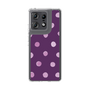 スリムプロテクションケース［ 水彩ドット・レトロカラー - Purple ］