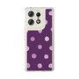 スリムプロテクションケース［ 水彩ドット・レトロカラー - Purple ］