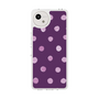 スリムプロテクションケース［ 水彩ドット・レトロカラー - Purple ］
