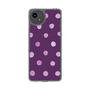 スリムプロテクションケース［ 水彩ドット・レトロカラー - Purple ］