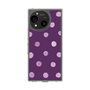 スリムプロテクションケース［ 水彩ドット・レトロカラー - Purple ］