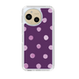 スリムプロテクションケース［ 水彩ドット・レトロカラー - Purple ］