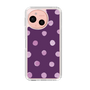 スリムプロテクションケース［ 水彩ドット・レトロカラー - Purple ］