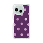 スリムプロテクションケース［ 水彩ドット・レトロカラー - Purple ］