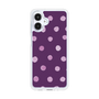 スリムプロテクションケース［ 水彩ドット・レトロカラー - Purple ］