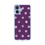 スリムプロテクションケース［ 水彩ドット・レトロカラー - Purple ］