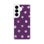 スリムプロテクションケース［ 水彩ドット・レトロカラー - Purple ］