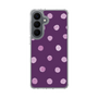 スリムプロテクションケース［ 水彩ドット・レトロカラー - Purple ］