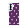 スリムプロテクションケース［ 水彩ドット・レトロカラー - Purple ］