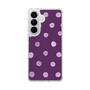 スリムプロテクションケース［ 水彩ドット・レトロカラー - Purple ］