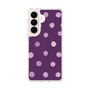 スリムプロテクションケース［ 水彩ドット・レトロカラー - Purple ］