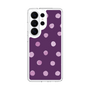 スリムプロテクションケース［ 水彩ドット・レトロカラー - Purple ］