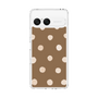スリムプロテクションケース［ 水彩ドット・レトロカラー - Brown ］