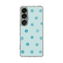 スリムプロテクションケース［ 水彩ドット・レトロカラー - Light Blue ］