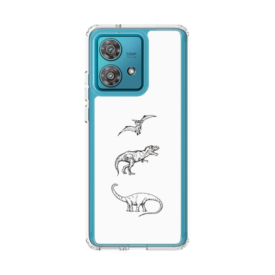 スリムプロテクションケース［ Dinosaurs No.1 - White ］