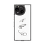スリムプロテクションケース［ Dinosaurs No.1 - White ］