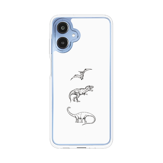 スリムプロテクションケース［ Dinosaurs No.1 - White ］