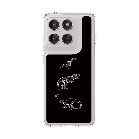 スリムプロテクションケース［ Dinosaurs No.1 - Black ］