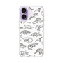 スリムプロテクションケース［ Dinosaurs No.2 - White ］